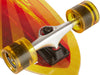 Kryptonics Cali Dream Swallowtial Longboard Complete Skateboard, 34 x 9-Inch