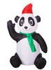 Holiday Time Inflatable Christmas Panda