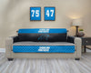 NFL Carolina Panthers Sofa Waterproof Furniture Protectors With Pockets