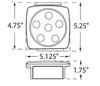 Blazer LED Replacement THIN Turn Light 6 Function Passenger Side C7493RTM