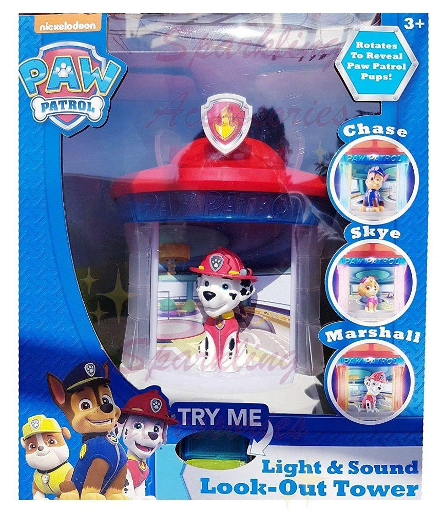 Nickelodeon Paw Patrol Light & Sound Look-Out Tower Rotating Toy