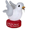 Gemmy Airblown 6FT Tall Christmas Peace Dove Inflatable Indoor/Outdoor
