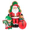 Airblown Inflatable Santa with Elf - Photos with Santa 10Ft!