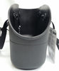 Zeus Pico Tote Bag with Liner for Pets Up To 17 pounds, Black Bag/Gray Liner