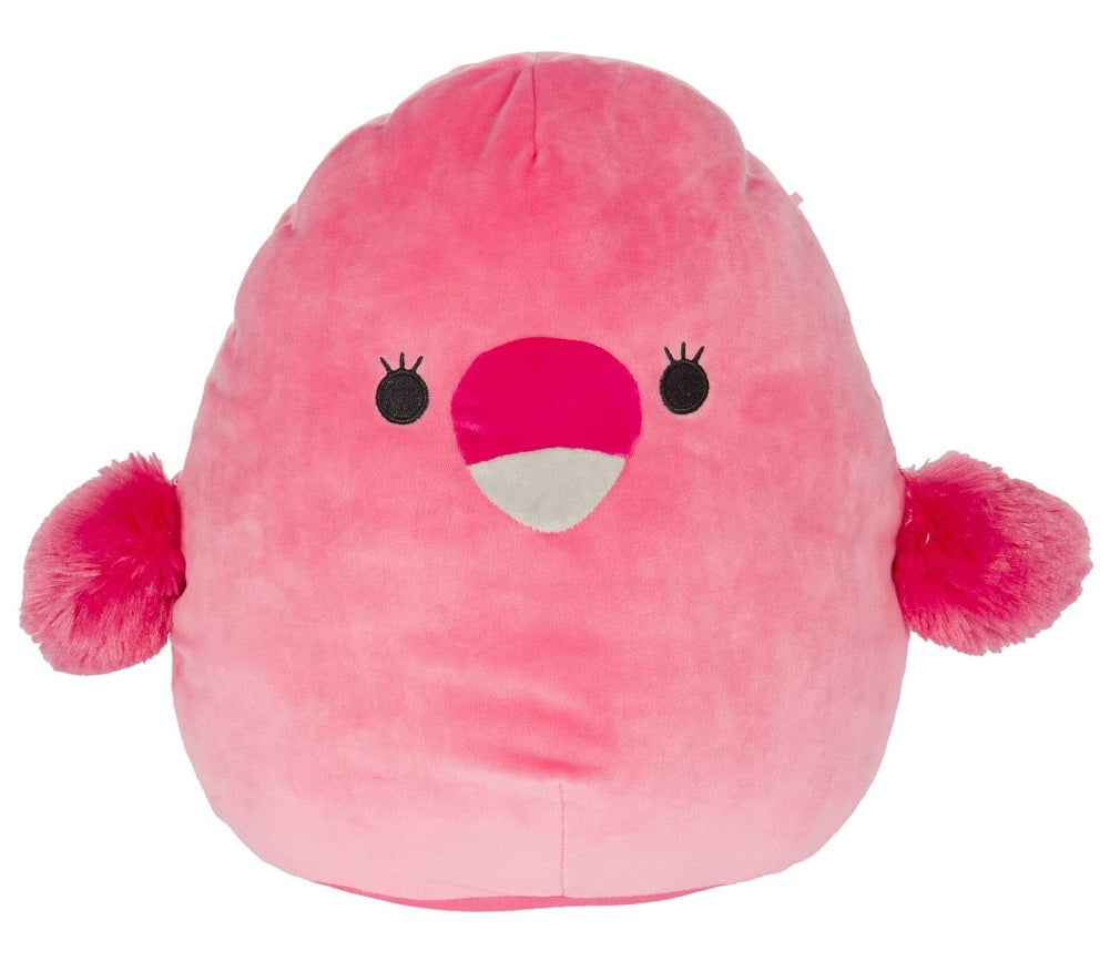 Squishmallows 16” Cookie the Plush Pink Bird