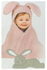 Little Miracles Animal Hugs Pink Bunny Hooded Blanket with Rabbit Plush