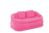 Intex Inflatable Pink Cafe Loveseat 2 Inflatable Pillows