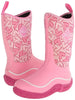 MuckBoots Kid Hale Pink Heart Outdoor Sport Boot, Size 4