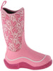 MuckBoots Kid Hale Pink Heart Outdoor Sport Boot, Size 4