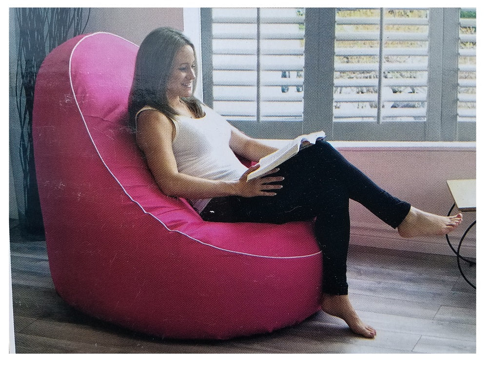 Avenli Inflatable Chair outdoor Lounge, Pink | My Quick Buy