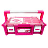 Keter Pink 18" Cantilever Toolbox Organizer Crafts Storage Bin, 2-Pack