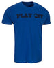 Bauer Playoff Men's Blue Short Sleeve T-Shirt, Large