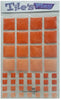 Sticko Tiles Play Stickers-Dark Orange Square
