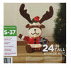 Holiday Time Inflatable Light-up Plush Moose