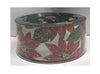 Premium 2.5 Inch  x 50 Yards Wire Edged Poinsetta Ribbon