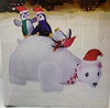 Gemmy 6' Airblown Polar Bear and Penguins Scene Christmas Inflatable