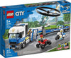 LEGO CITY 60244 Police Helicopter Transport 317-pieces