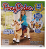 PonyRider Plush Ride-On Toy Pony with Gallop and Go Action, Light Brown