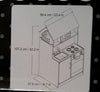 Teamson Kids Posh 2-in-1 Kitchen Dollhouse