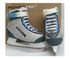 Powertek V3.0 Tek Edge Ladies' Figure Ice Skates Grey/Sky SR 7