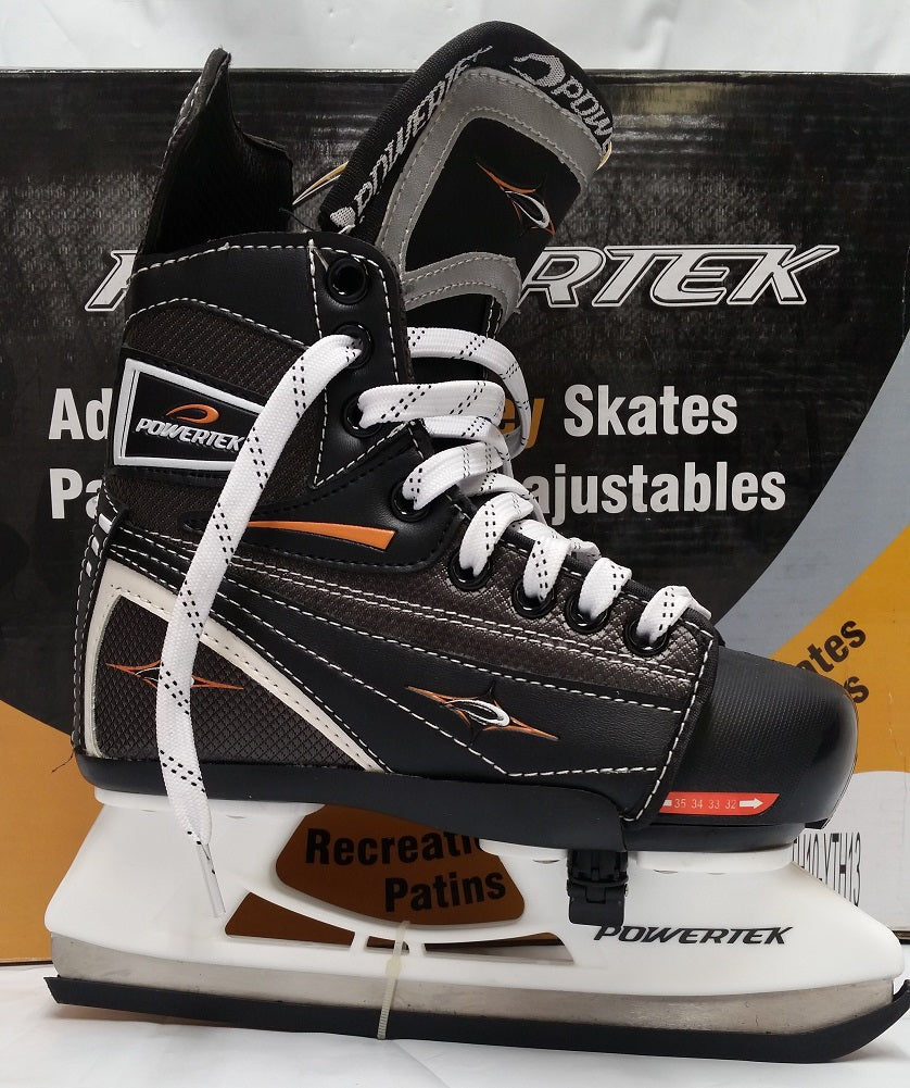 Powertek V3.0 Tek Adjustable Hockey Skate YTH13-JR3