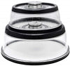 PressDome Professional Universal Vacuum Air Tight Food Sealer Containers, 2-Pack