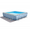 Intex 16' x 48" Prism XL Frame Square Above Ground Pool Set with Filter Pump