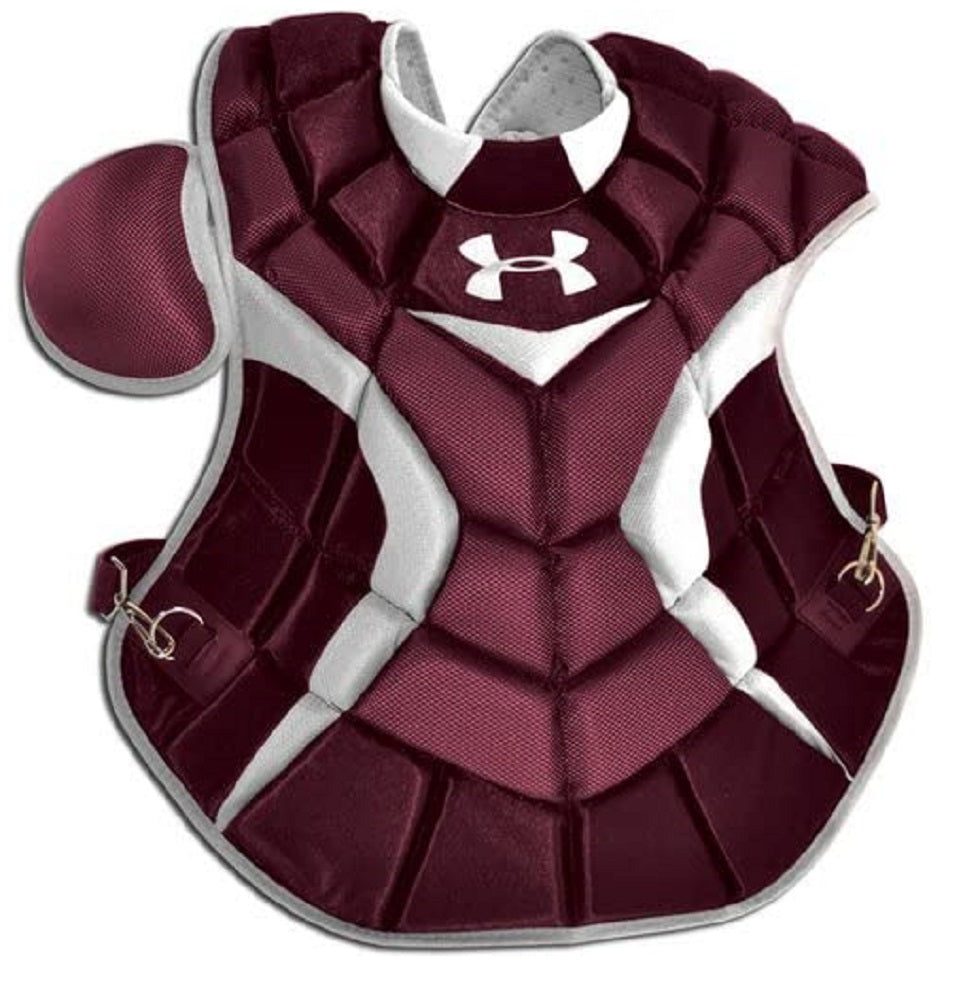 Under Armour Adult Professional Chest Protector 16.5" Maroon