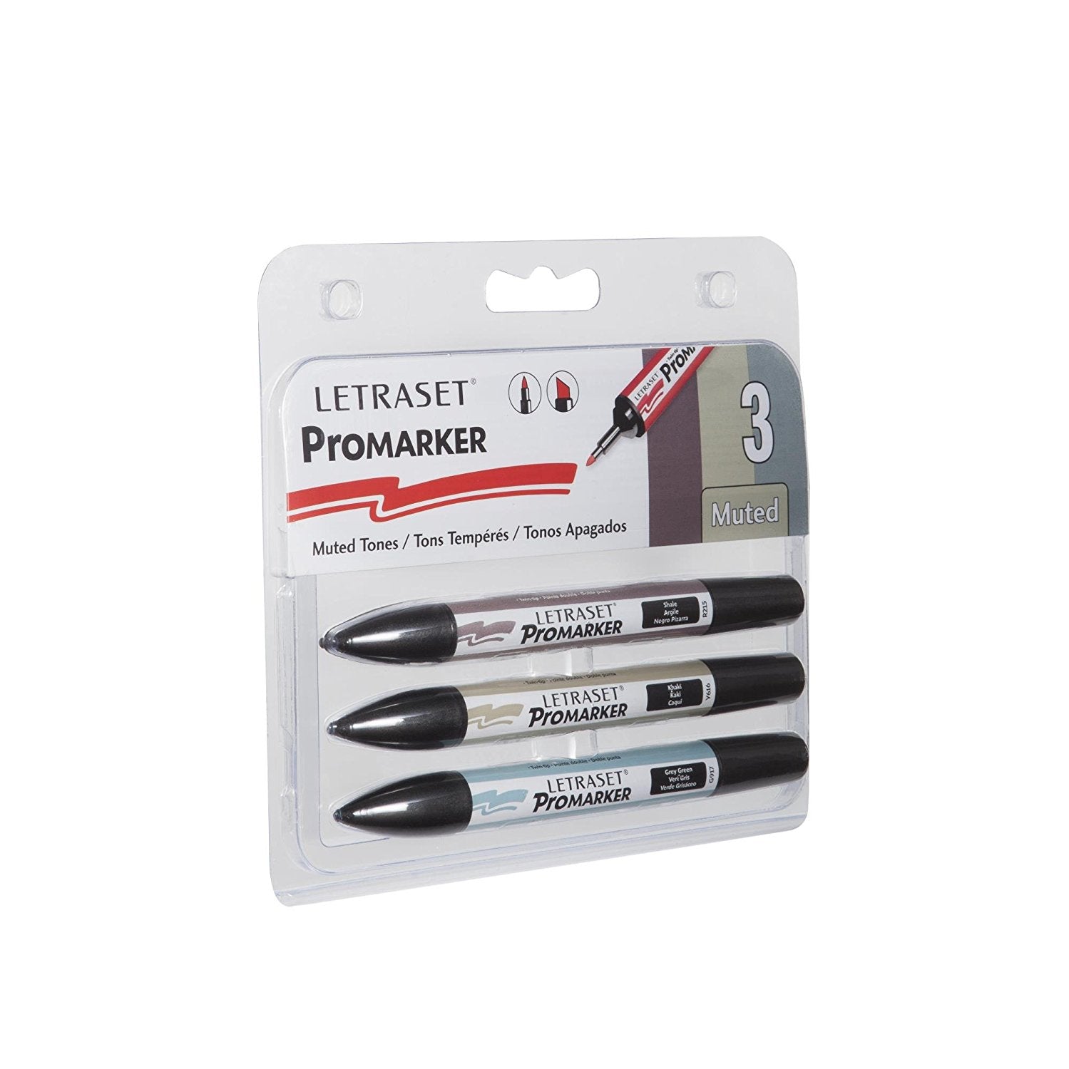 Letraset Muted Tones Pro Marker Set of 3