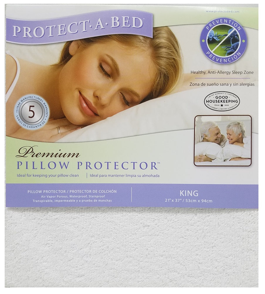 Protect-A-Bed Premium Pillow Protector, King