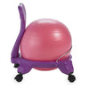Gaiam Kids Balance Ball Chair System 15" Purple/Pink