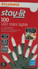 Sylvania Stay-Lit Platinum 100 LED Mini Lights Pure White 33FT