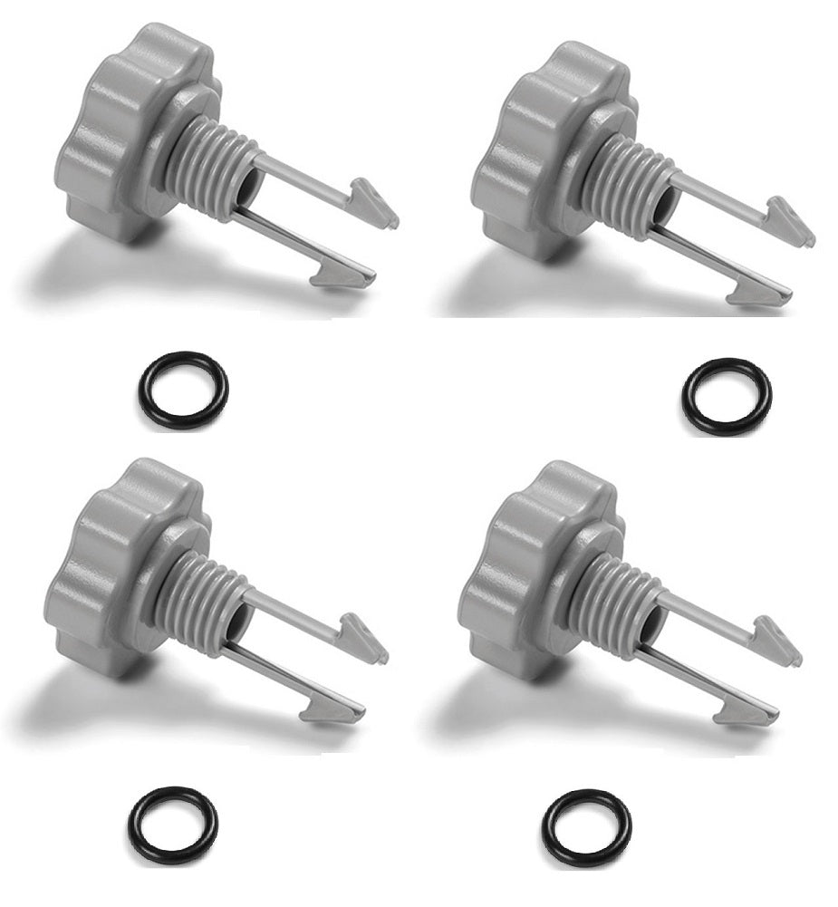 Replacement Intex Air Release and Sediment Release Valve with O-Ring (4-Pack)
