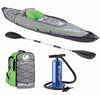 Sevylor Quikpak K5 1-Person Kayak 10ft x 2ft 10in with Pump and Paddles
