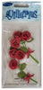 New Jolee's Boutique Dimensional Stickers Quillettes red Roses