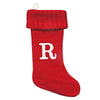 Wondershop 20" Knit Monogram Red Stocking, "R"
