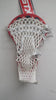 STX DUCE Lacrosse Head with White Power V Stringing, Red