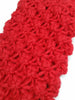 Wondershop 19" Hand Knit Christmas Stocking with Pom Pom Accents, Red