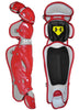 Under Armour Youth Pro Catcher's Leg Guards 14.5" Scarlet Red