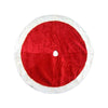 Wondershop Reversible Tree Skirt 34 inch Diameter Red Red Glitter