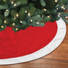 Wondershop Reversible Tree Skirt 34 inch Diameter Red Red Glitter