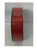 Kirkland Signature 50 Yards Red Ribbon with Red Swirls and red Wire Edged Trim