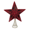 Home Accents Holiday 11.25-inch Red Star Tree Topper
