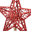 Home Accents Holiday 11.25-inch Red Star Tree Topper
