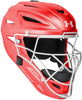 Under Armour Adult Carbon Tech Baseball Catcher Helmet Scarlet (Age 12-Adult)