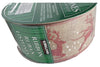 Kirkland Signature Wired Edged Premium Burlap Ribbon Red Reindeer 2.5 in 50 yard