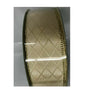 Kirkland Signature Wire edged Beige Diamond Argyle Gold Ribbon 50 Yards