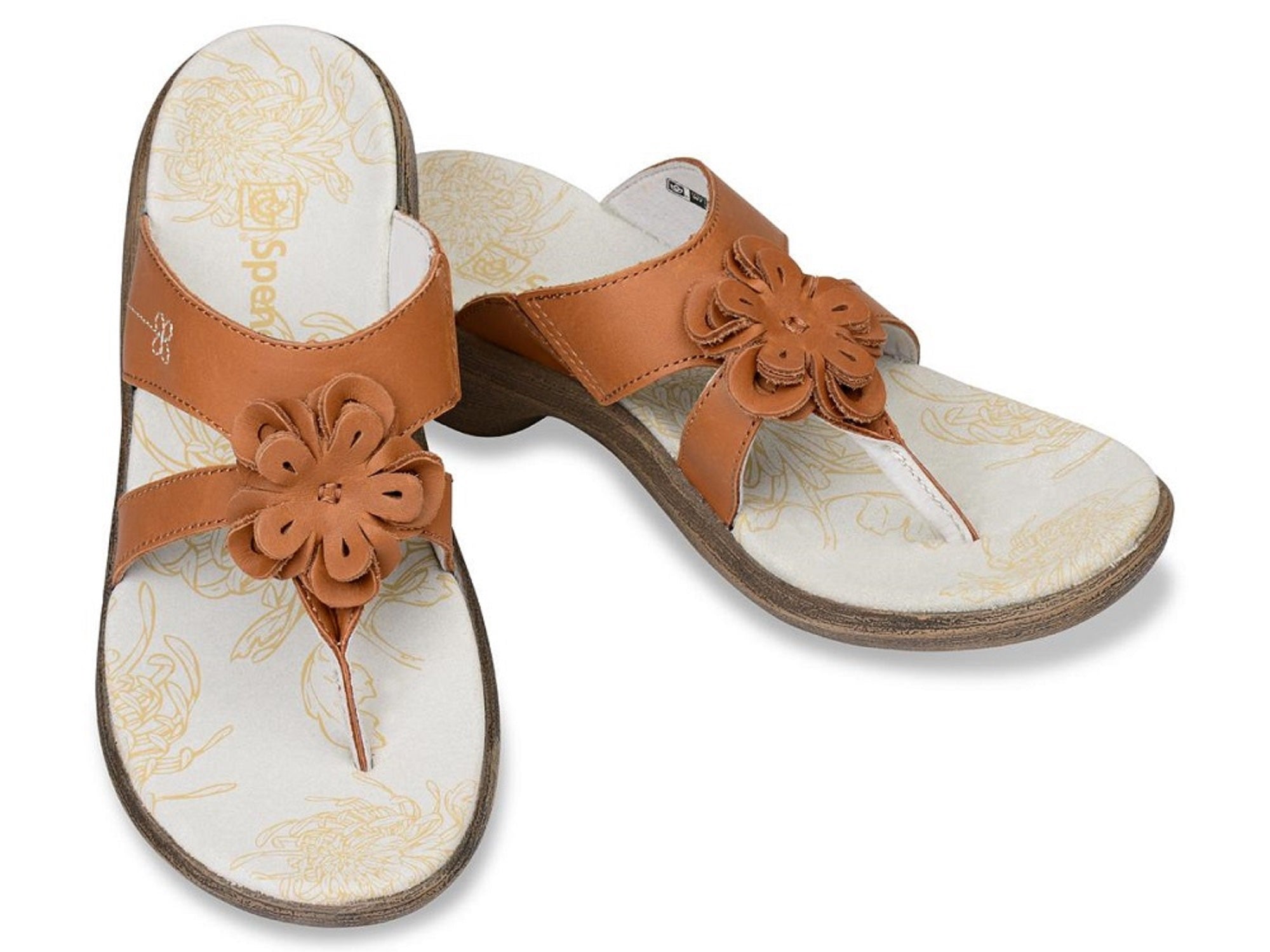 Spenco Rose - Supportive Casual Sandals - Tan Women's - Size 7