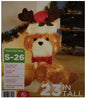 Holiday Time 23 inch Light-Up Fluffy Bulldog