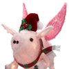 Holiday Time Light-up Outdoor 26" Flying Pig Christmas Decoration